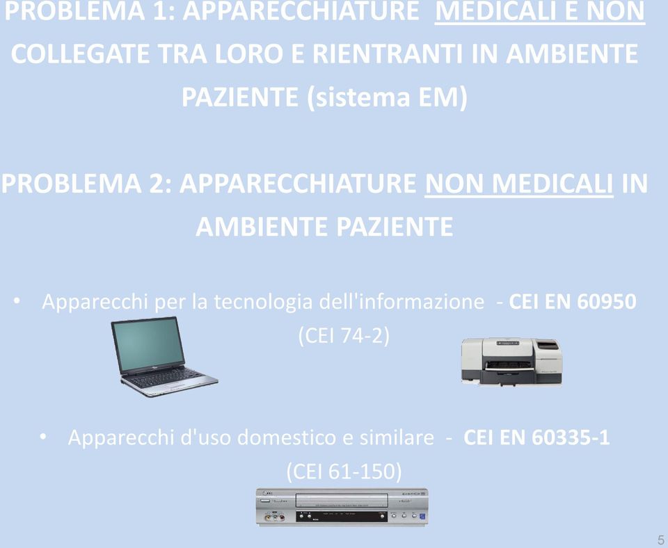 AMBIENTE PAZIENTE Apparecchi per la tecnologia dell'informazione - CEI EN