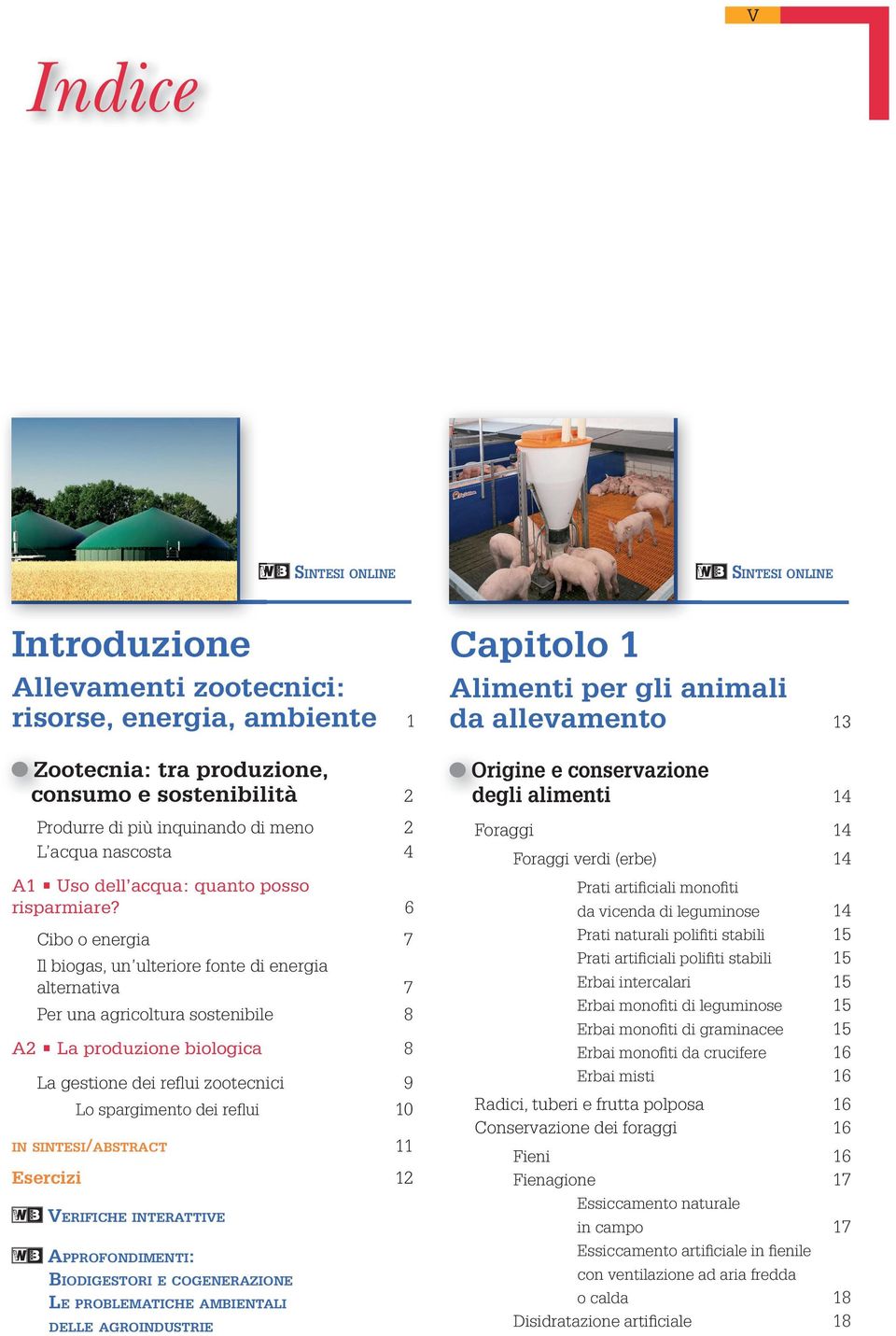 6 Cibo o energia 7 Il biogas, un ulteriore fonte di energia alternativa 7 Per una agricoltura sostenibile 8 A2 La produzione biologica 8 La gestione dei refl ui zootecnici 9 Lo spargimento dei reflui