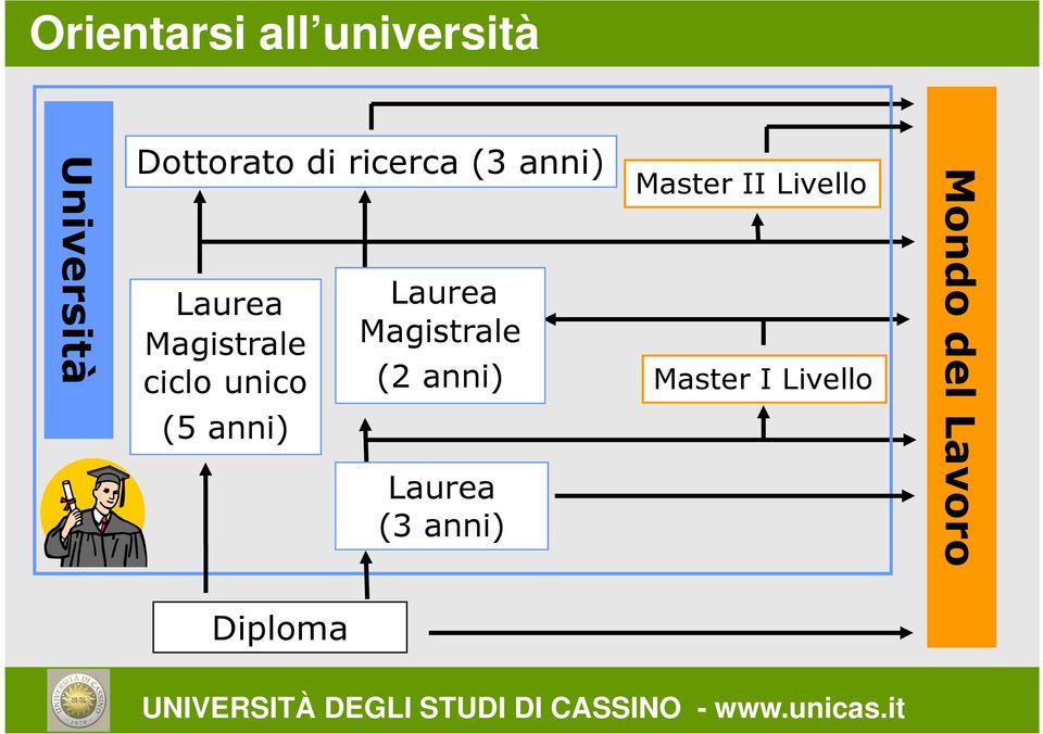 anni) Laurea Magistrale Master II Livello (2 anni)