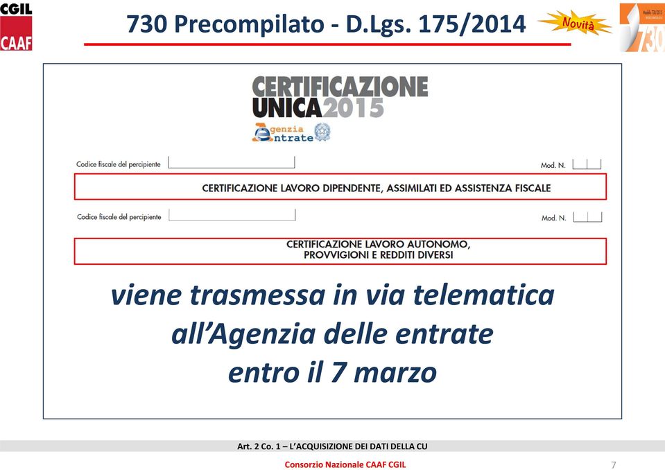 telematica all Agenzia delle entrate