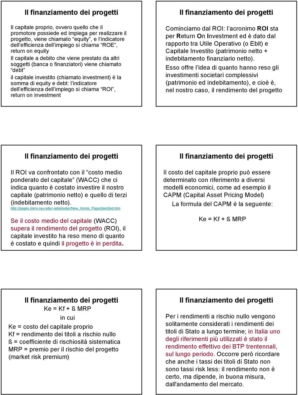 efficienza dell impiego si chiama ROI, return on investment Cominciamo dal ROI: l acronimo ROI sta per Return On Investment ed è dato dal rapporto tra Utile Operativo (o Ebit) e Capitale Investito