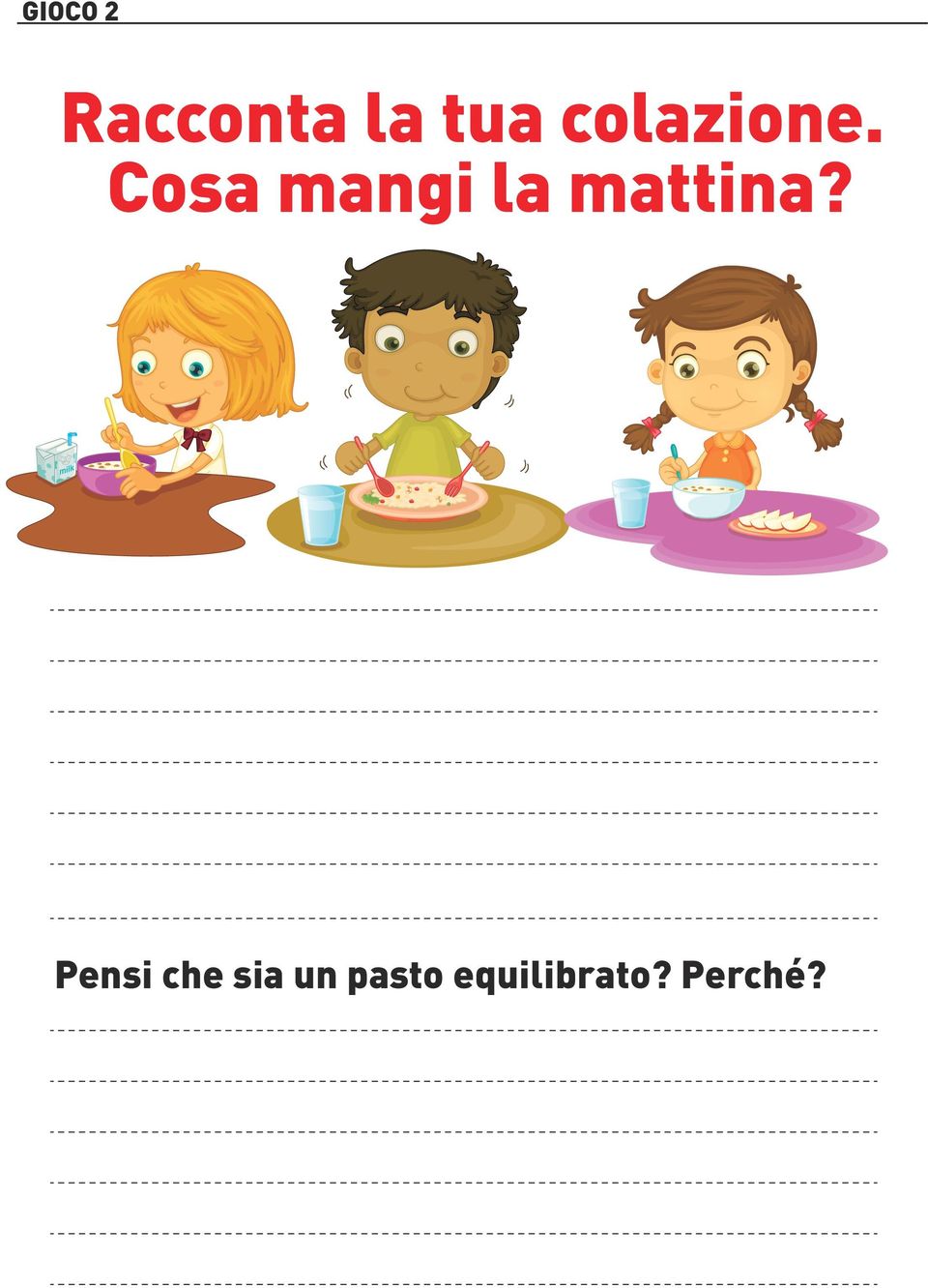 Cosa mangi la mattina?