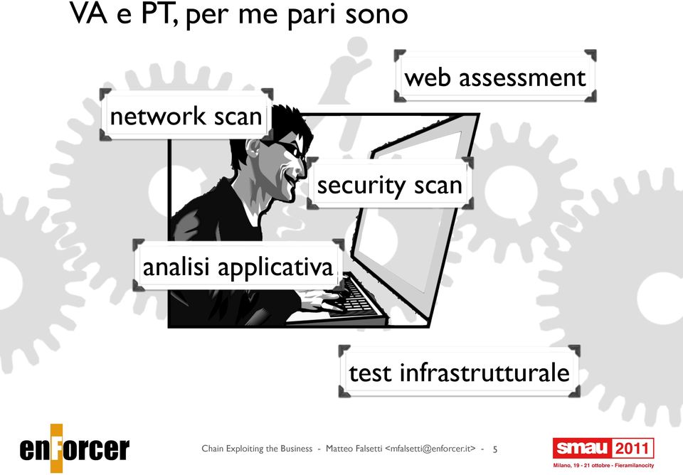 test infrastrutturale Chain Exploiting the