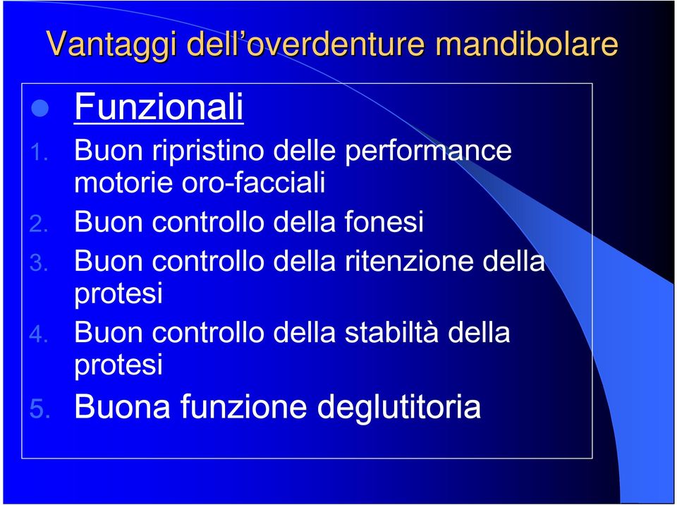 Buon controllo della fonesi 3.