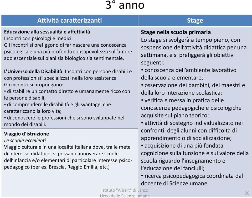 L Universo della Disabilità Incontri con persone disabili e con professionisti specializzati nella loro assistenza Gli incontri si propongono: di stabilire un contatto diretto e umanamente ricco con