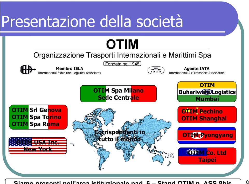 Association OTIM Srl Genova OTIM Spa Torino OTIM Spa Roma OTIM USA Inc.