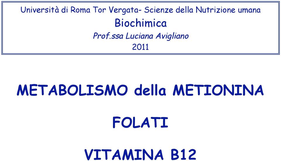 Biochimica Prof.