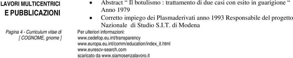 guarigione Anno 1979 Corretto impiego dei Plasmaderivati anno