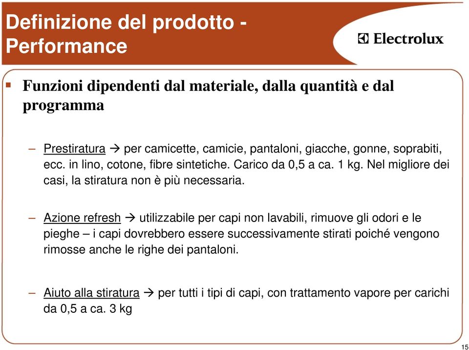 Nel migliore dei casi, la stiratura non è più necessaria.