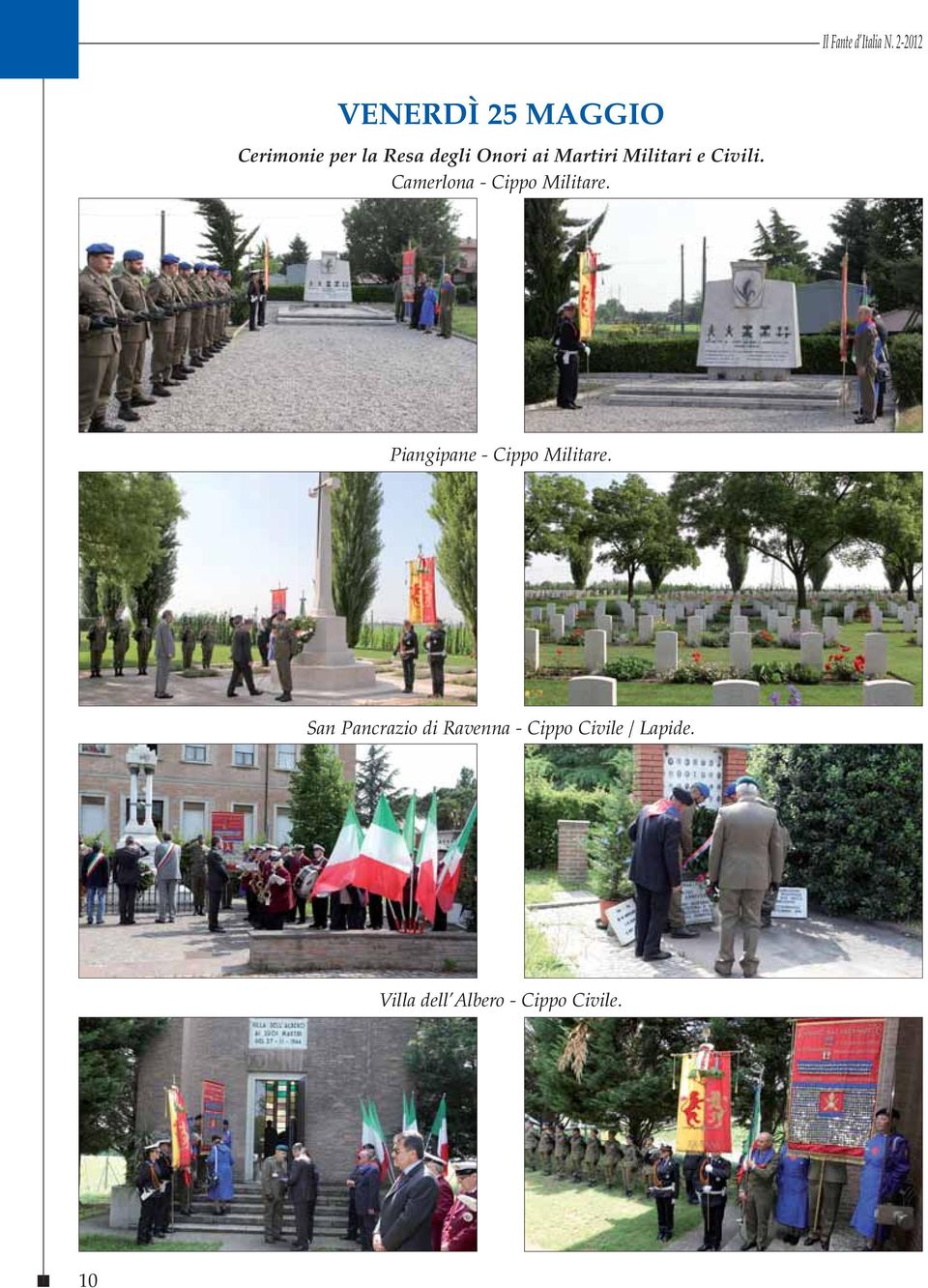 Piangipane - Cippo Militare.