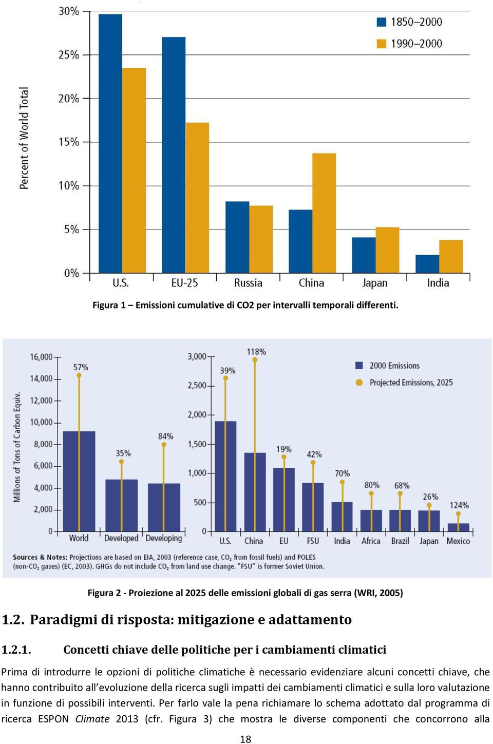 hanno contribuito all evoluzione della ricerca sugli impatti dei cambiamenti climatici e sulla loro valutazione in funzione di possibili interventi.