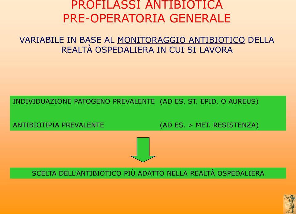 INDIVIDUAZIONE PATOGENO PREVALENTE (AD ES. ST. EPID.