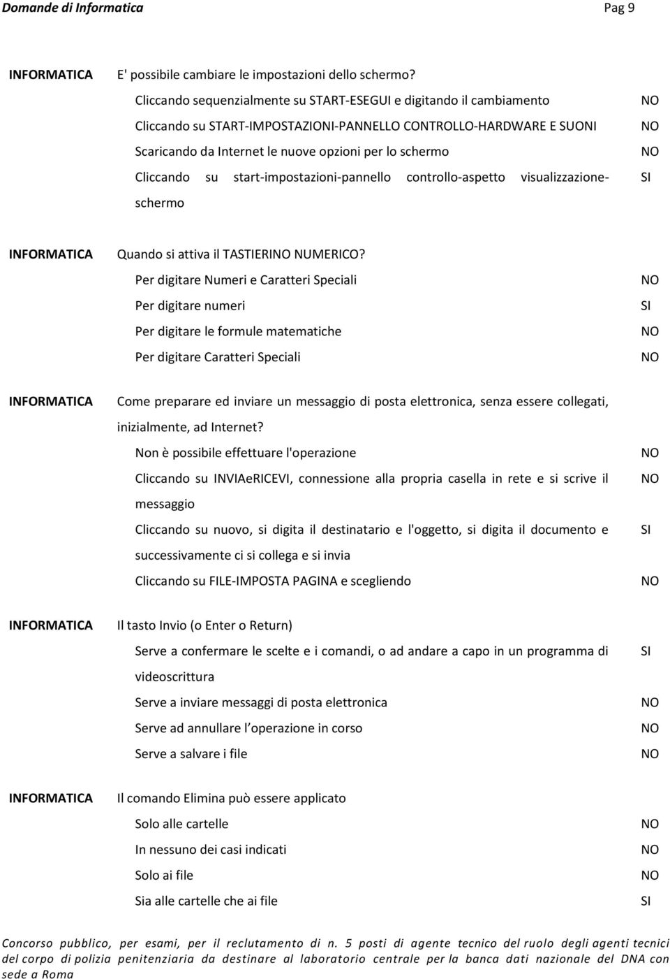 Cliccando su start-impostazioni-pannello controllo-aspetto visualizzazioneschermo Quando si attiva il TASTIERI NUMERICO?