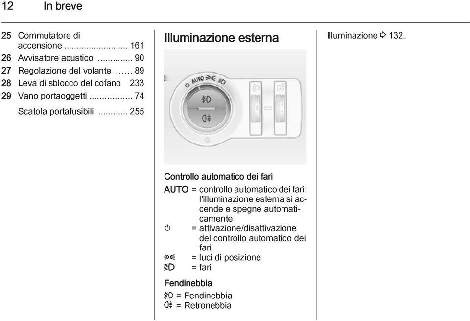 .. 255 Illuminazione esterna Illuminazione 3 132.