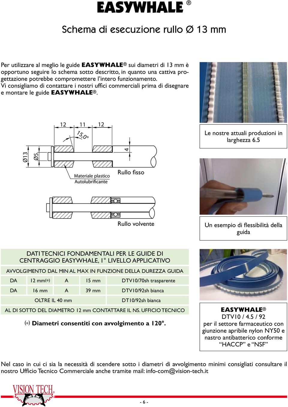 guide DIESECUZIONERULLOØ13mm EASYWHALE sui diametri sui diametri 13 di mm 13 è funzionamento.