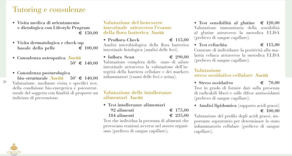 proporre un indirizzo di prevenzione.