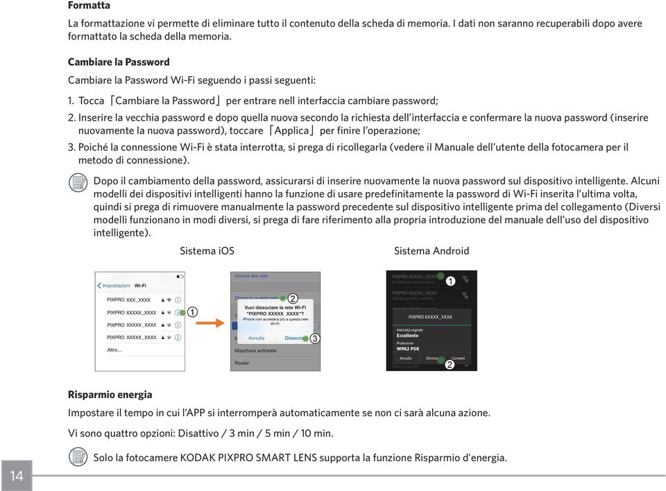 Inserire la vecchia password e dopo quella nuova secondo la richiesta dell interfaccia e confermare la nuova password (inserire nuovamente la nuova password), toccare Applica per finire l operazione;