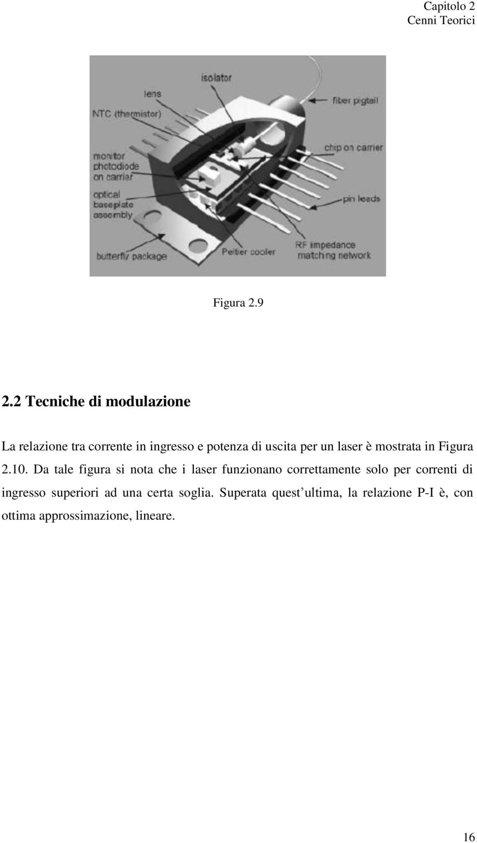 laser è mostrata in Figura 2.10.