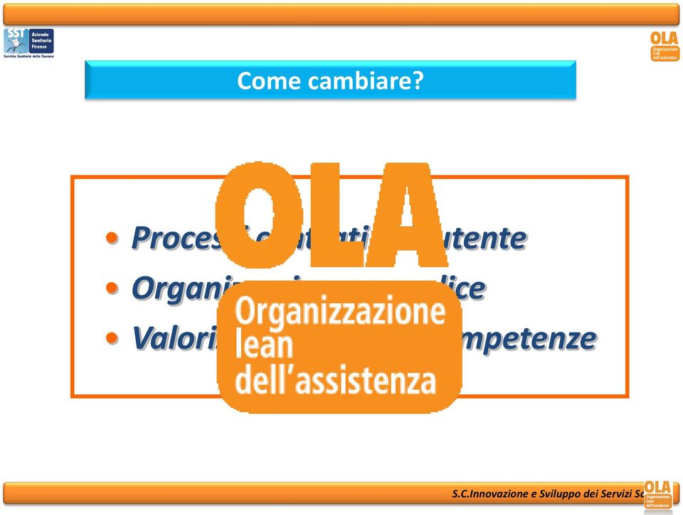 utente Organizzazione