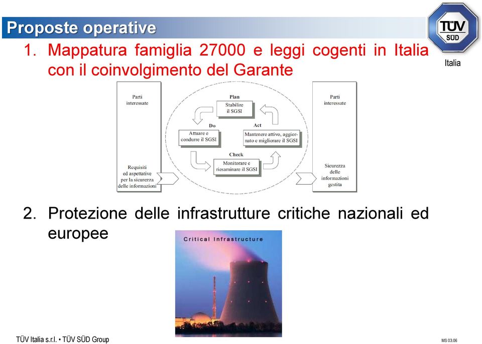 in Italia con il coinvolgimento del