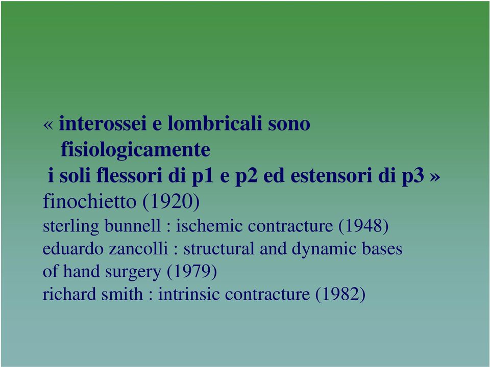 ischemic contracture (1948) eduardo zancolli : structural and