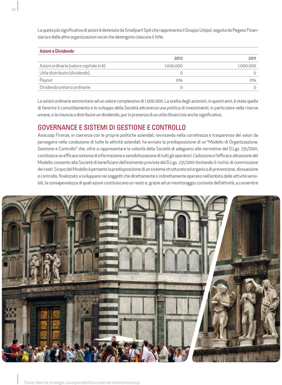 000 1.000.000 Utile distribuito (dividendo) 0 0 Payout 0% 0% Dividendo unitario ordinarie 0 0 Le azioni ordinarie ammontano ad un valore complessivo di 1.000.000. La scelta degli azionisti, in questi