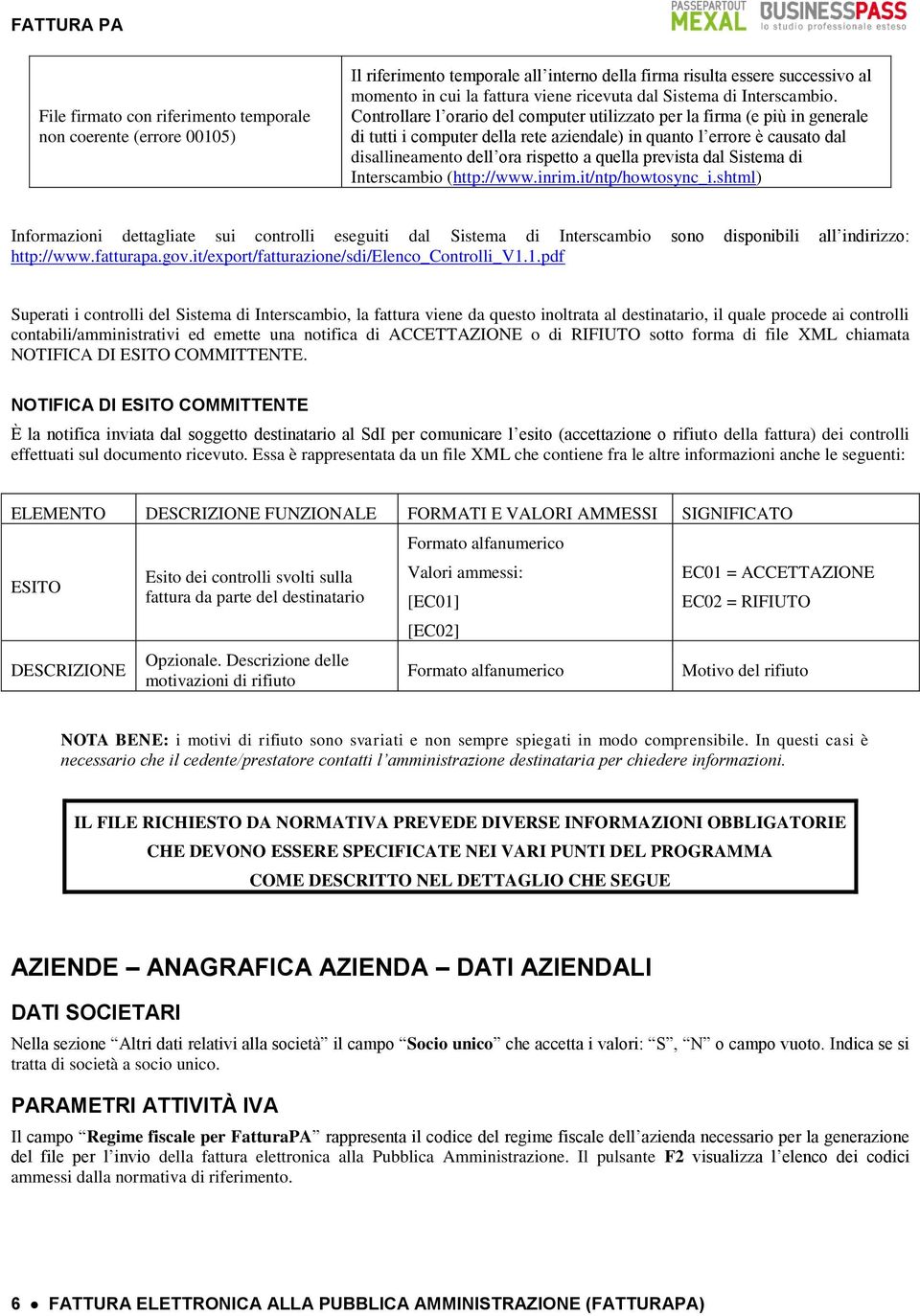 Controllare l orario del computer utilizzato per la firma (e più in generale di tutti i computer della rete aziendale) in quanto l errore è causato dal disallineamento dell ora rispetto a quella