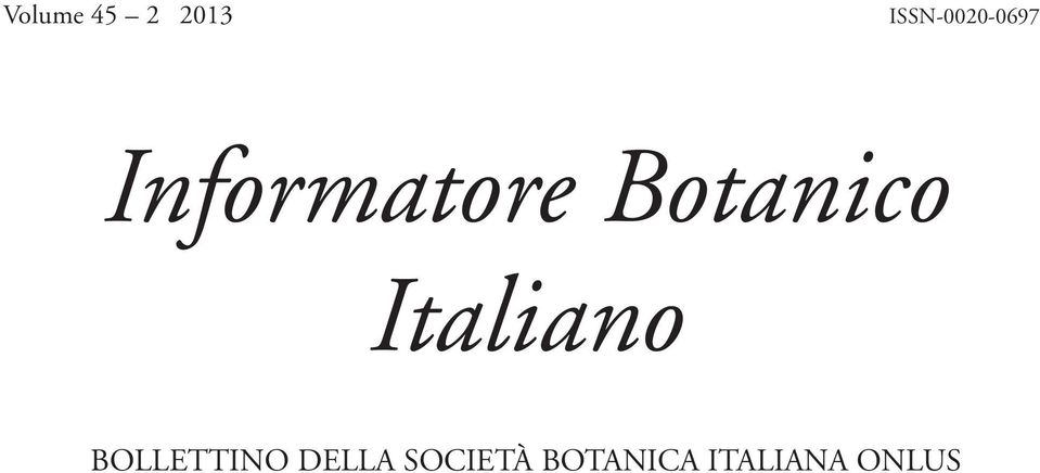 Botanico Italiano