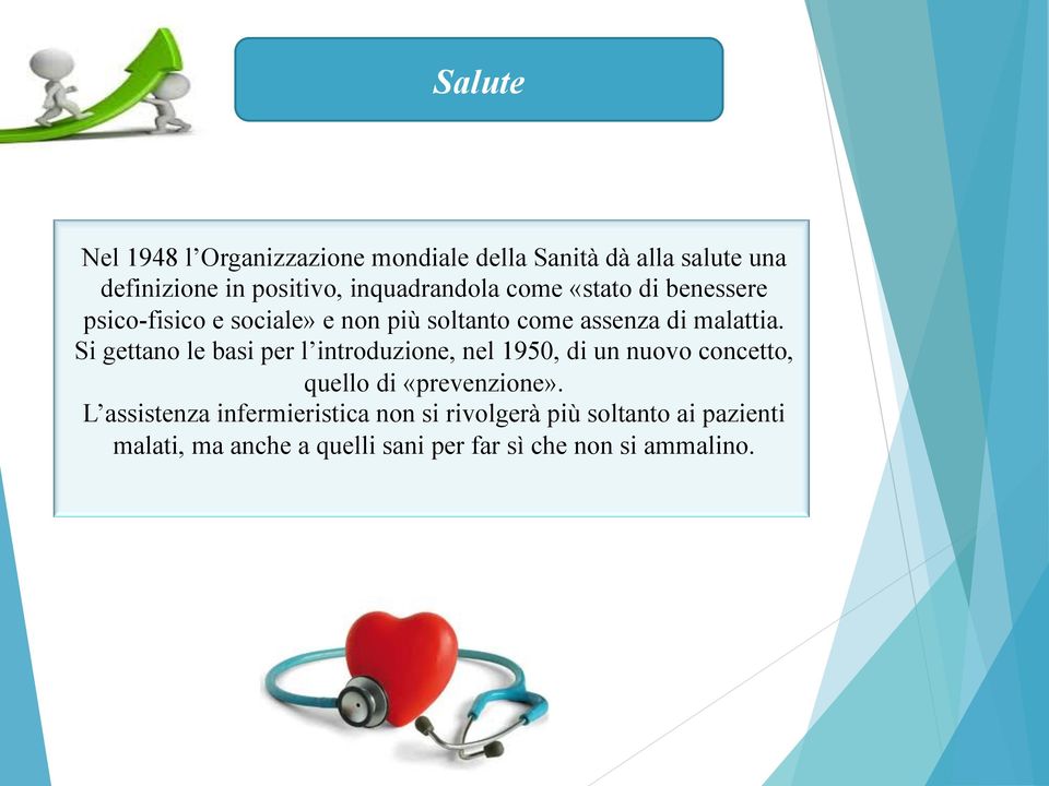 Si gettano le basi per l introduzione, nel 1950, di un nuovo concetto, quello di «prevenzione».