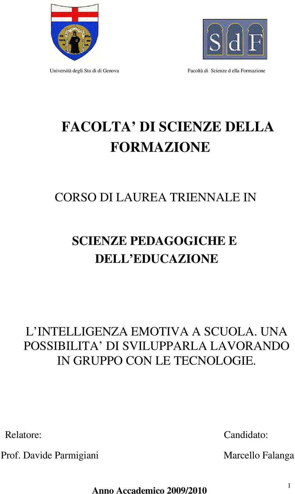 INTELLIGENZA EMOTIVA A SCUOLA.