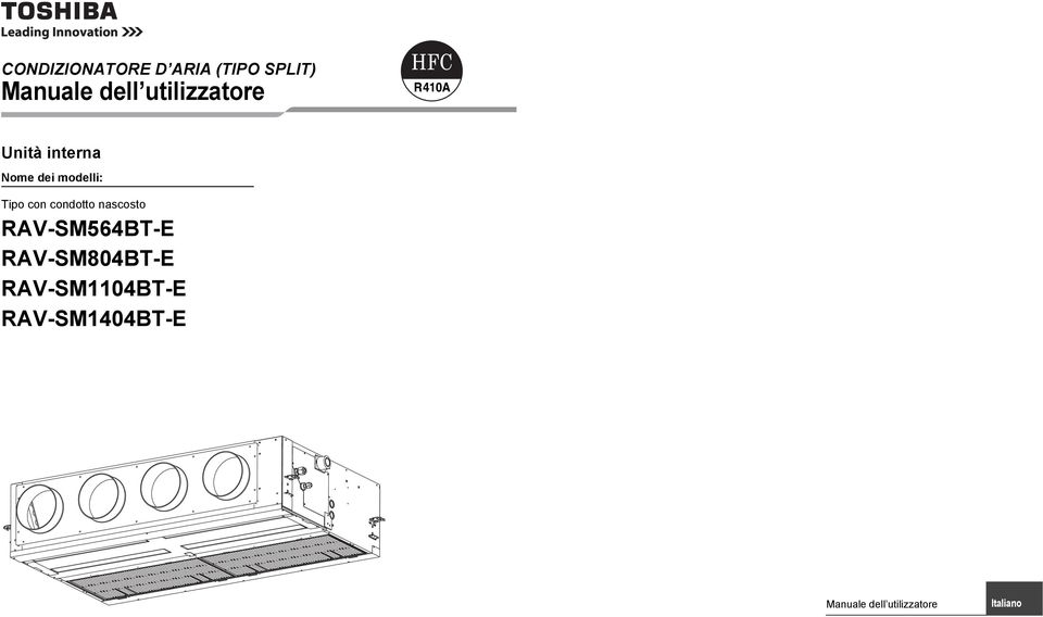 con condotto nascosto RAV-SM564BT-E