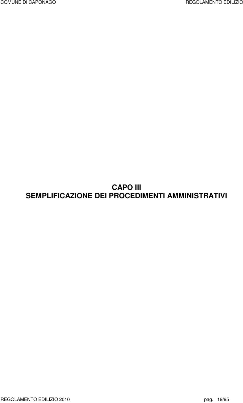 DEI PROCEDIMENTI