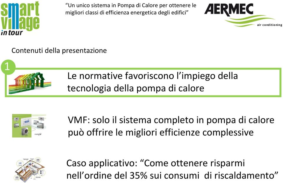 di calore può offrire le migliori efficienze complessive Caso