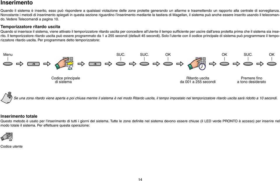 Vedere Telecomandi a pagina 10.