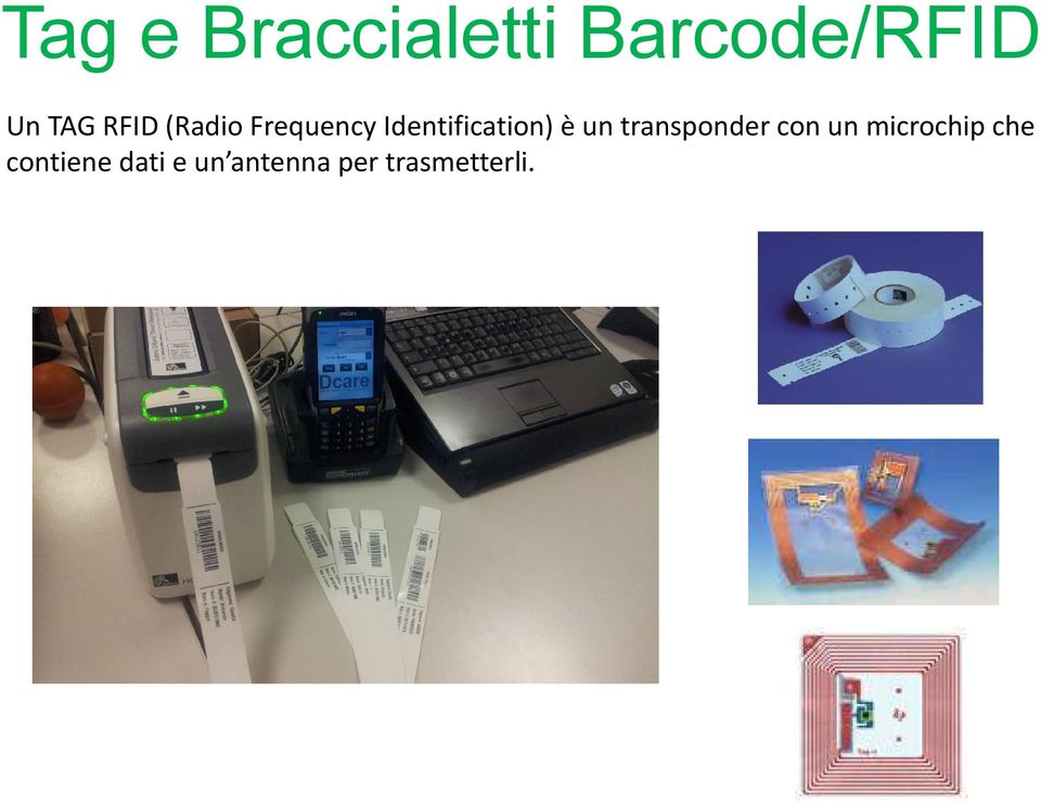 un transponder con un microchip che