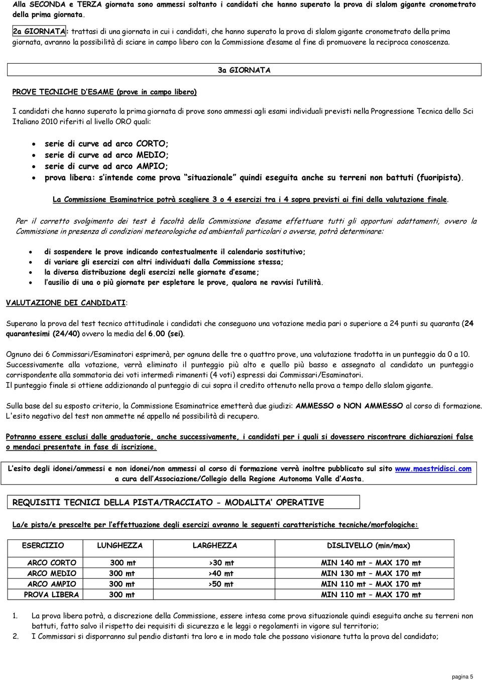 Commissione d esame al fine di promuovere la reciproca conoscenza.