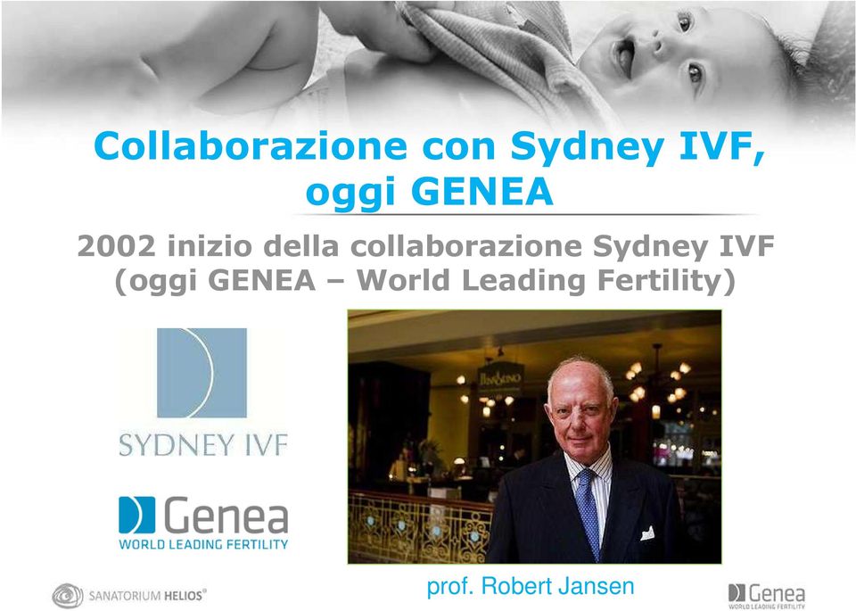 collaborazione Sydney IVF (oggi