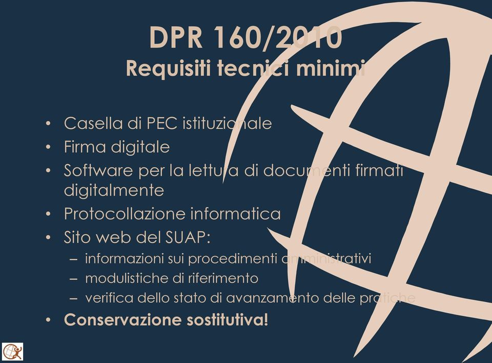 informatica Sito web del SUAP: informazioni sui procedimenti amministrativi