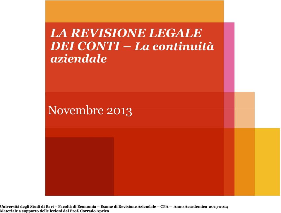 La continuità