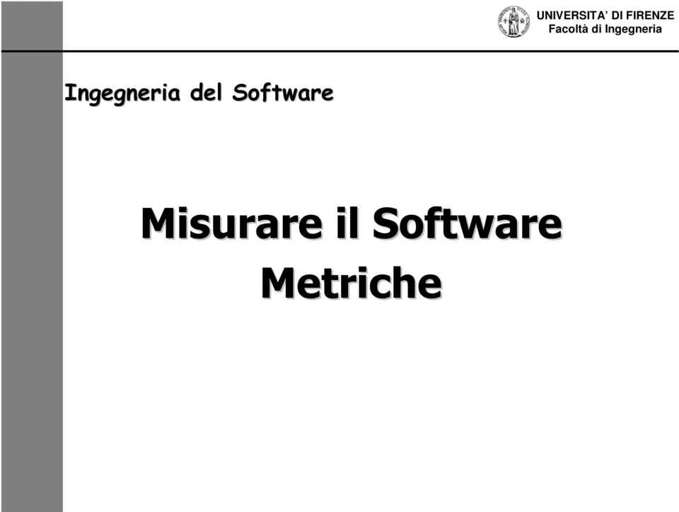 Ingegneria del Software