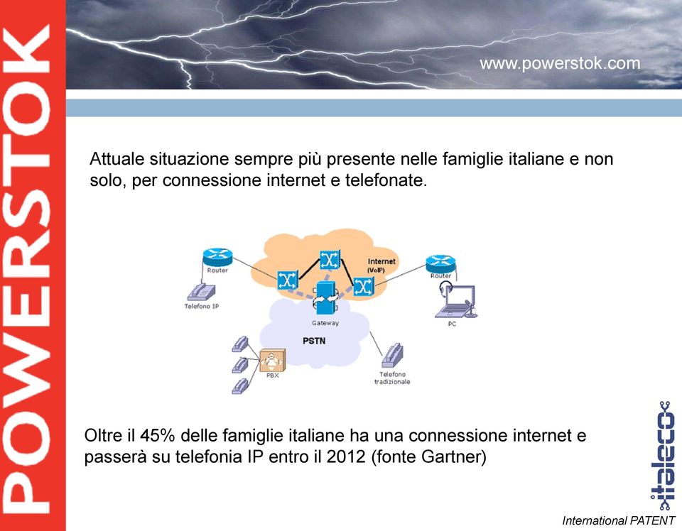 Oltre il 45% delle famiglie italiane ha una connessione