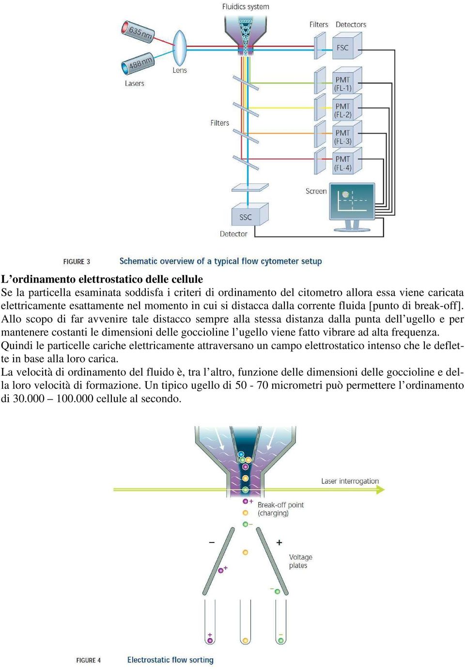 Allo scopo di far avvenire tale distacco sempre alla stessa distanza dalla punta dell ugello e per mantenere costanti le dimensioni delle goccioline l ugello viene fatto vibrare ad alta frequenza.