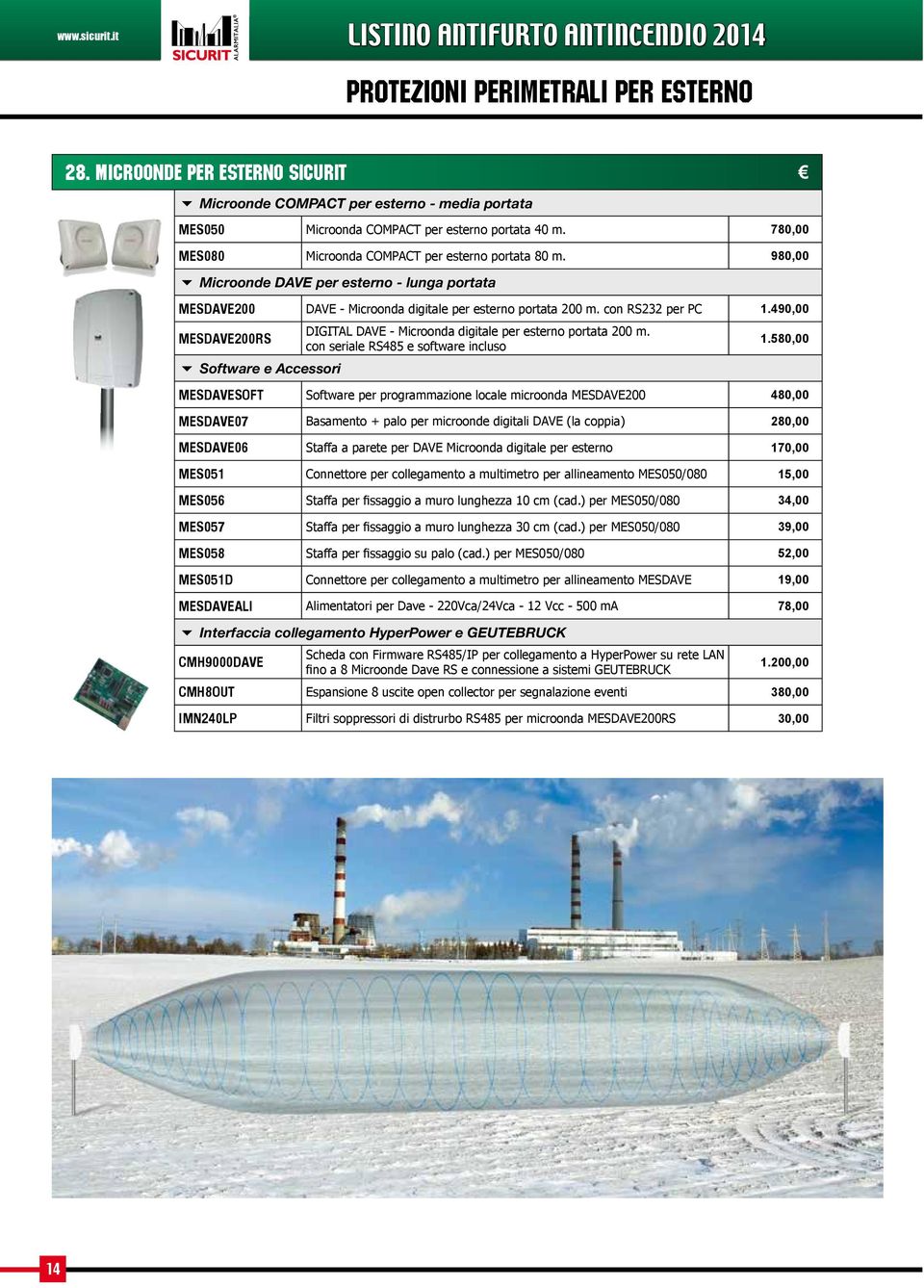 980,00 Microonde DAVE per esterno - lunga portata MESDAVE200 DAVE - Microonda digitale per esterno portata 200 m. con RS232 per PC 1.490,00 DIGITAL DAVE - Microonda digitale per esterno portata 200 m.