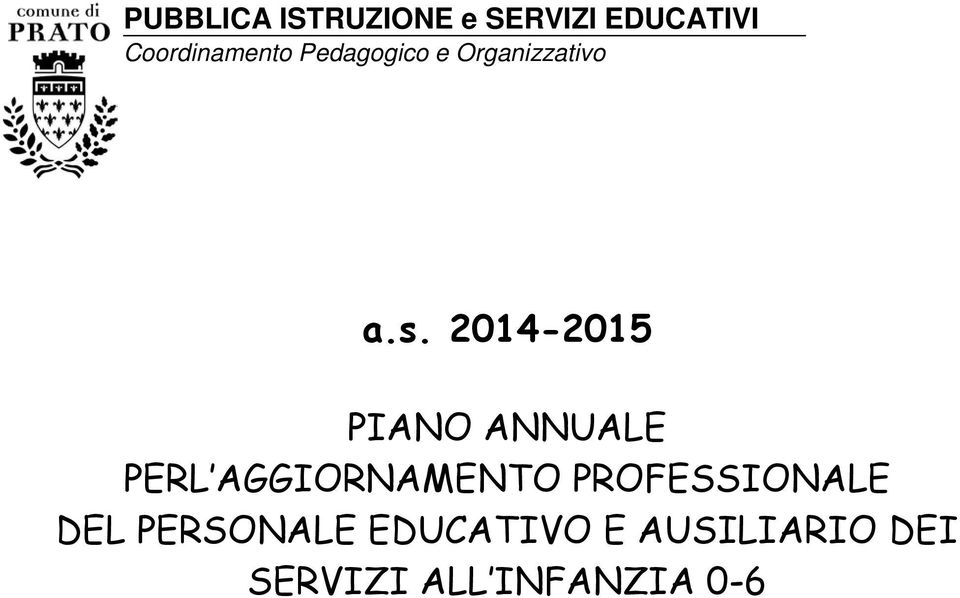 ANNUALE PERL AGGIORNAMENTO PROFESSIONALE DEL