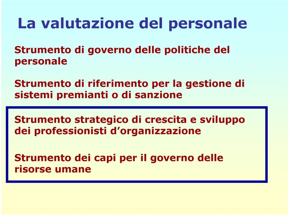 o di sanzione Strumento strategico di crescita e sviluppo dei