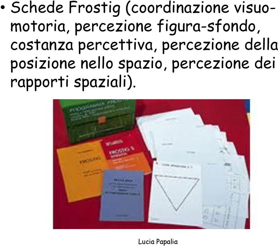 costanza percettiva, percezione della