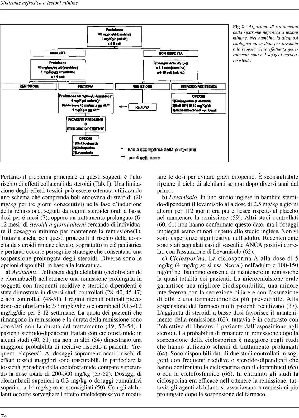 Pertanto il problema principale di questi soggetti è l alto rischio di effetti collaterali da steroidi (Tab. I).