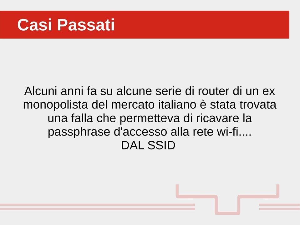 è stata trovata una falla che permetteva di