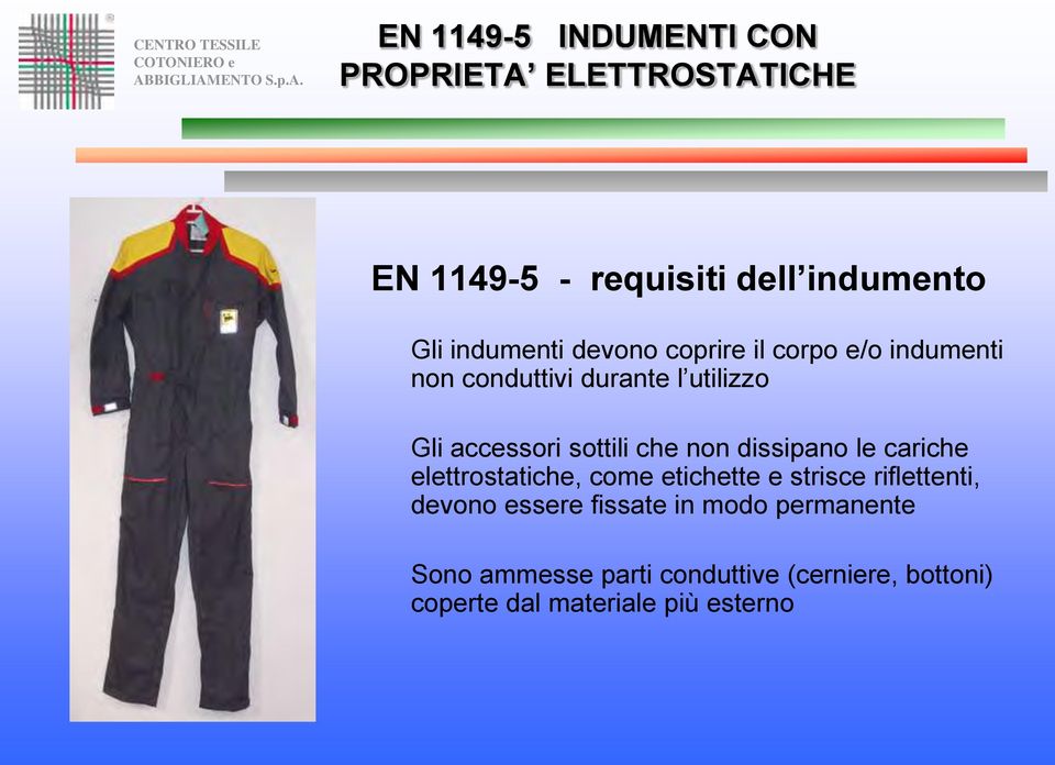 elettrostatiche, come etichette e strisce riflettenti, devono essere fissate in modo