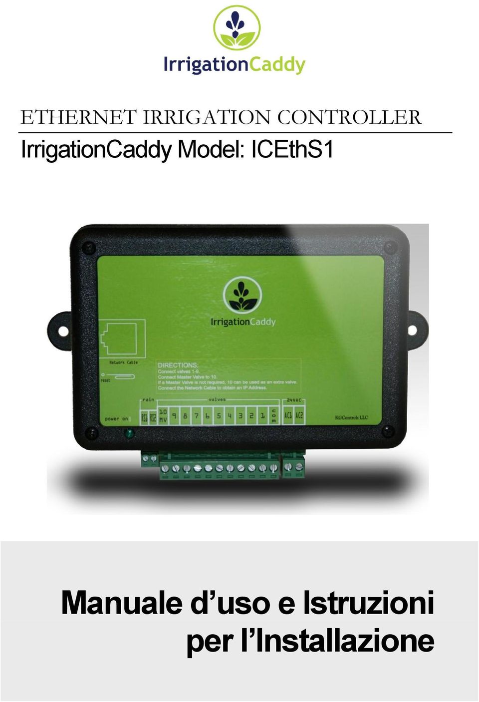 Model: ICEthS1 Manuale d